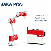 Robot collaboratif intelligent JAKA Pro5, charge utile de 5 kg, portée de 954 mm, répétabilité de 0,02 mm, IP68, pour le polissage et le meulage robotisés