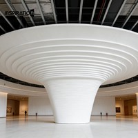 Rosace moderne en GRG pour plafond, pièce maîtresse décorative, médaillon de plafond