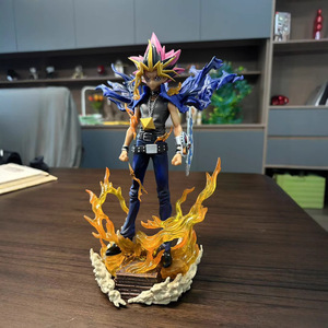 Figurines d'anime <span class=keywords><strong>Yu</strong></span>-<span class=keywords><strong>Gi</strong></span>-<span class=keywords><strong>Oh</strong></span> de haute qualité, figurine de monstres de duel, figurine Yami Yugi, statue de monstres de duel, modèle en PVC, collection de poupées, cadeau - Product Image 2