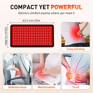 Matras Terapi Cahaya Merah untuk Tubuh & Pinggang 660nm & 850nm dengan Timer & Pengontrol Portabel 25x12.99 untuk Punggung, Perut, Lutut, Sendi, Otot - Product Image 5