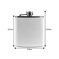Bouteille d'eau personnalisée en acier inoxydable écologique 6oz/7oz/8oz, gourde isotherme pour sublimation et cadeaux de remerciement