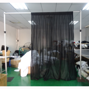 Heavy duty telescopic portable pipe and drape <b>backdrop</b> <b>stand</b> for hotel hall activities - Product Image 6