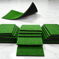 Tapis de golf miniature réaliste de qualité supérieure pour simulateur d'entraînement, tapis de frappe et de déclenchement, gazon synthétique pour entraînement de golf intérieur et extérieur