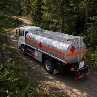 Camion-citerne Dongfeng Kinland VR 15,5 m³ en alliage d'aluminium 4x2 18 tonnes pour le transport de diesel et d'essence