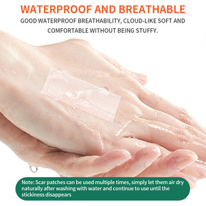 Feuilles de gel de silicone BCK pour cicatrices, 3 pièces, lavables et réutilisables, pour cicatrices neuves et anciennes - Product Image 5