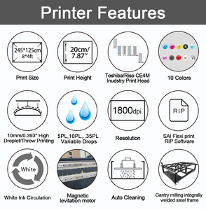 Imprimante UV <span class=keywords><strong>à</strong></span> plat industrielle grand format, imprimante numérique UV automatique pour bois, <span class=keywords><strong>PVC</strong></span>, acrylique - Product Image 4