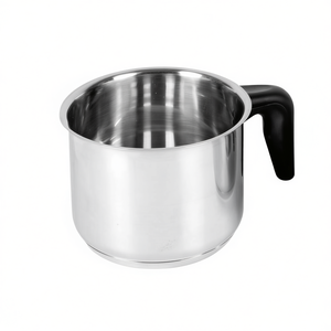 Olla para leche de 1.5 L de acero inoxidable con mango de plástico para uso en la cocina - Product Image 2