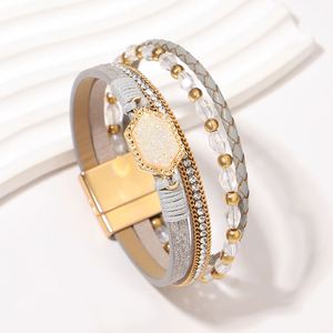 Bijoux en cuir tendance, de qualité supérieure, sans surmarge de revendeur, artisanat ajouré, cadeau de fête pour femme, placage sous vide standard - Product Image 5