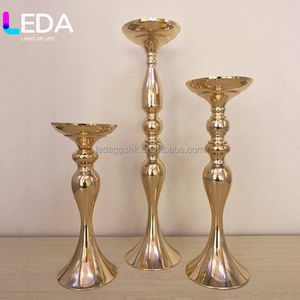 Jarrón de Metal de Lujo LEDA al por Mayor, en Dorado, Plateado, Blanco y Negro, con Forma de Florero, para Decoración de Centros de Mesa en Bodas, Elegante - Product Image 6