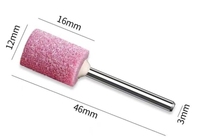 6mm monté meule cylindrique en céramique et caoutchouc abrasif pour polir l'acier inoxydable en métal