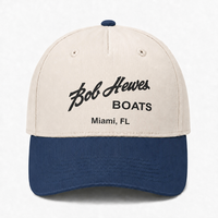 Casquette de baseball à 5 panneaux avec impression de logo personnalisé, crème marine, visière incurvée, pour homme et femme