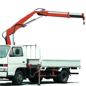 CE 1ton a 15ton camioneta flexible plegable jib grúa hidráulica móvil nudillo pluma grúa para la industria de la construcción - Product Image 1
