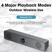Sistema de Sonido Envolvente 4D para Cine en Casa, Barra de Sonido para Computadora con Iluminación LED RGB para TV, Subwoofer Estéreo con Refuerzo de Bajos