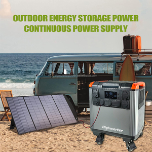 Estación de Energía Portátil de 5000W con Panel Solar para Acampar al Aire Libre, Uso Doméstico de Emergencia - Product Image 2