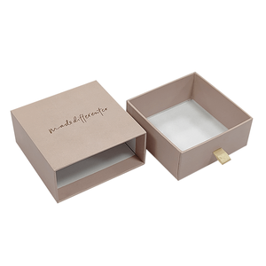 Custom Logo Luxury Pink Rigid Cardboard Slider Drawer Packaging <strong>Gift</strong> <strong>Box</strong> Necklace <strong>Earring</strong> Bracelet Ring Jewelry Package <strong>Box</strong> - Product Image 2