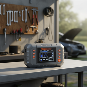 Chargeur de batterie de voiture Vevor 20A 12-24V avec écran LCD, chargeur d'entretien pour batteries AGM, Gel, SLA, bateaux et tondeuses à gazon - Product Image 2