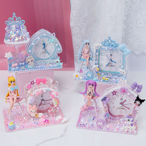 <span class=keywords><strong>Reloj</strong></span> Despertador Infantil DIY Starlight Hour, Cuerpo <span class=keywords><strong>de</strong></span> Plástico, Educativo, Hecho a Mano, Diseño <span class=keywords><strong>de</strong></span> Dibujos Animados, Juguete <span class=keywords><strong>para</strong></span> Niñas - Product Image 4
