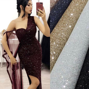 Sang Trọng <span class=keywords><strong>Fuchsia</strong></span> Shiny Sequin Vải Ren Cho Buổi Tối Sinh Nhật Gown Vật Liệu Thanh Lịch Trắng Wedding Dress Glitter Dán Tulle Lưới - Product Image 3