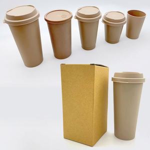 Gobelet en fibre de thé biodégradable, réutilisable et compostable de 500 ml pour les aires de restauration - Product Image 3