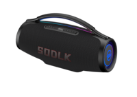 Enceinte Karaoké S1622 520W Double DSP Bluetooth avec 2 Micros Sans Fil TWS Interlink, Streaming OTG, Charge Rapide 30W, Boombox de Fête