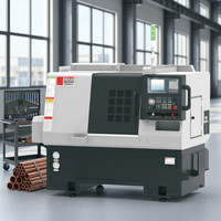 Mini tour CNC économique à outils multiples pour le tournage de métaux, modèle DF36, vente en gros d'usine