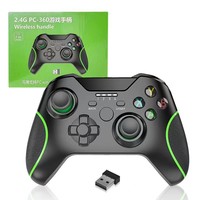 Manette de jeu sans fil PC168 2.4G, Plug and Play avec retour de vibration, compatible avec plusieurs plateformes et appareils