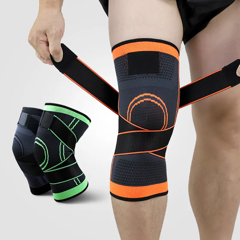 Offre Spéciale Support de genou Compression Anti-dérapant de Douille De Compression de Genou De Sport Genouillère