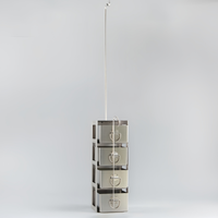 Fournitures de laboratoire Réservoir d'azote liquide Racks de congélation verticaux en acier inoxydable pour boîte de stockage cryogénique