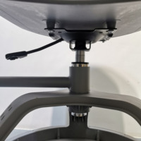 Chaise pivotante de salle de classe pour les étudiants, meuble de dossier, avec roulettes, idéal pour les étudiants
