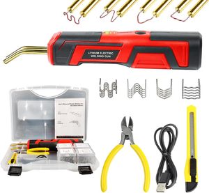 Pistola de grapas de plástico inalámbrica recargable por USB de 40W, kit de grapas de plástico, máquina de soldadura para reparación de grietas en parachoques de coche - Product Image 1
