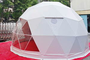 Directo de fábrica, venta al por mayor, tienda de campaña automática, cúpula hemisférica impermeable para acampar al aire libre familiar, vela de poliéster de aluminio - Product Image 3