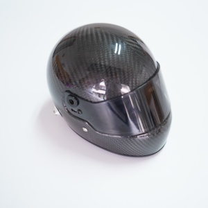 Coque de <span class=keywords><strong>casque</strong></span> en carbone premium de nouvelle génération, fibre de carbone 3K avec finition brillante mate, cadre léger, tissage sergé uni - Product Image 3