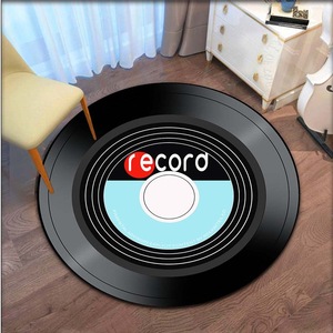 <span class=keywords><strong>Tapis</strong></span> décoratif pour salon en matériau écologique, <span class=keywords><strong>tapis</strong></span> <span class=keywords><strong>rond</strong></span> en <span class=keywords><strong>vinyle</strong></span> pour salle d'étude, <span class=keywords><strong>tapis</strong></span> en velours - Product Image 4