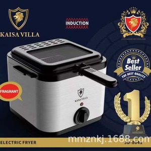 Kaisa Villa Electric Fryer JD-8041 Square Deep Fryer Non-Stick PTFE Commercial Household Use - Product Image 1