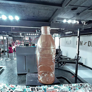 חם מכירת בקבוק מים פלסטיק להתאמה אישית בקבוק מים קל סוף פתוח למיץ משקאות מוגזים משקאות אנרגיה - Product Image 3