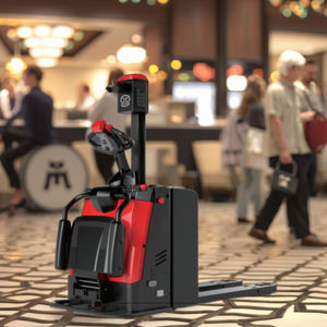 Carretilla elevadora <span class=keywords><strong>AGV</strong></span> no tripulada Transpaleta Vehículos guiados automatizados Robot Box para una logística eficiente de almacén estrecho - Product Image 5