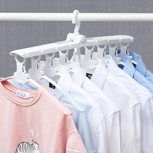 Cintre magique multifonctionnel pour vêtements, organisateur de vêtements blanc, type crochet rectangulaire, pour ranger les vêtements, les pantalons, les cravates, gain de place - Product Image 2