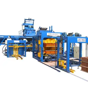 블록 공장 콘크리트 시멘트 중공 포장재 연동 블록 만들기 기계 QT10-15 중국 자동 기계 인도네시아 공급 업체