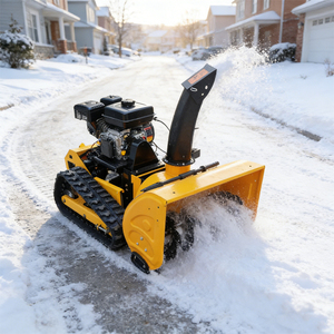 Soplador de Nieve de Gasolina de Alto Rendimiento de 13 HP, Quitanieves Autopropulsado con Tracción sobre Orugas y Barrena para Limpieza de Aceras y Granjas - Product Image 1