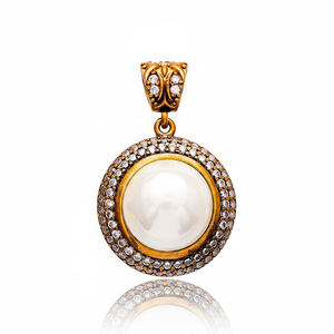 Conception authentique avec pendentif à breloque perle fait à la main turc en gros bijoux en argent Sterling 925 - Product Image 2