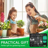 Kit de Herramientas Manuales para Principiantes de Bonsái de Grado Industrial de 21 Piezas, Juego de Herramientas de Jardinería para Dar Forma y Mantener Plantas en Maceta