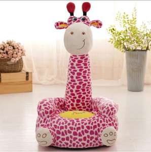 Promo Sampel Gratis Boneka Jerapah Sofa Santai Mainan Boneka Jerapah Hewan Sofa Kursi Mainan Boneka Jerapah Kursi - Product Image 5