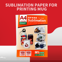 Precio de fábrica QUAFF, alta calidad, venta al por mayor, papel de sublimación Quaff, tazas de transferencia de sublimación A4, tazas dedicadas