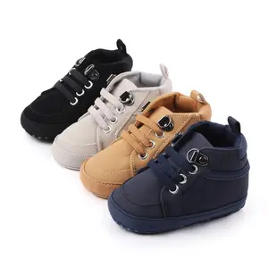 Nieuwe collectie pu baby boy sport schoenen pasgeboren schoenen baby in bulk