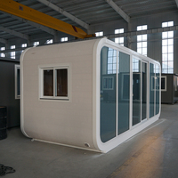 Construction rapide 20ft modulaire préfabriqué petites maisons conteneur bureau Portable Apple House Pod mobile Apple cabine