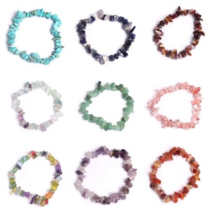 Braccialetti di Perline in <span class=keywords><strong>Pietre</strong></span> Naturali Unisex, Cristalli Curativi, <span class=keywords><strong>Chakra</strong></span>, <span class=keywords><strong>Pietre</strong></span> Irregolari, Yoga, Reiki, Antistress, Alla Moda - Product Image 1