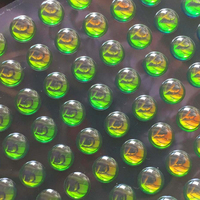 Yeux de leurre de pêche holographiques verts, œil de poisson artificiel, œil de poisson 3D, yeux de leurre de pêche