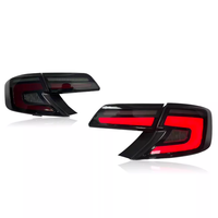 Nouvel ensemble de feux arrière rouges YM 2012-2014 avec feux de positionnement/stop à LED et clignotants séquentiels pour conversion