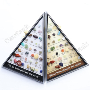 Kit di pietre preziose naturali, 31 minerali e cristalli unici provenienti da tutto il <span class=keywords><strong>mondo</strong></span> per bambini, collezionisti e curativi - Product Image 6