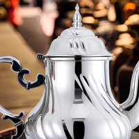 Bouilloire en métal FOB durable en acier inoxydable, style marocain vintage, design industriel classique, haute technologie de Shenzhen